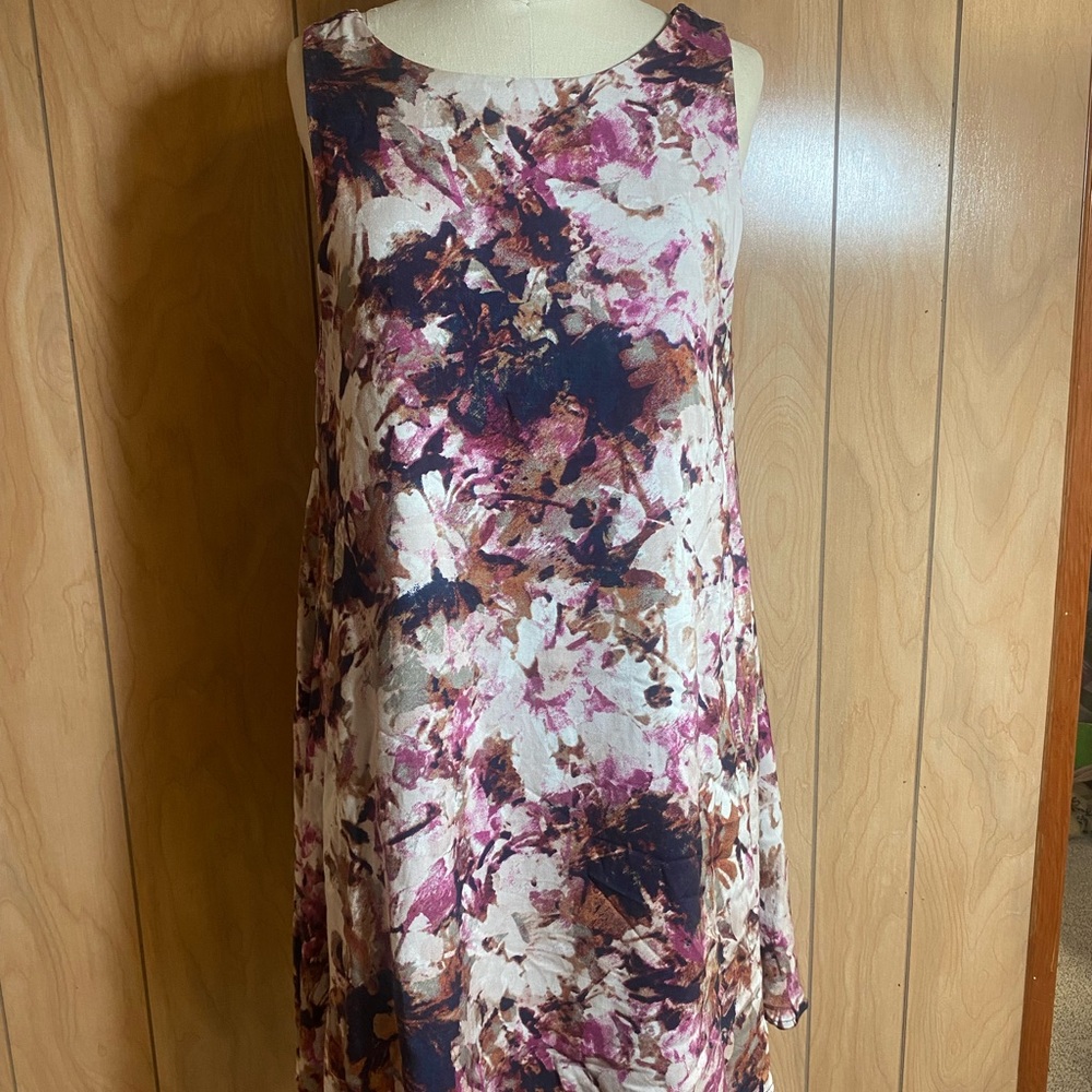 Elegant Multicolor Sleeveless Dress